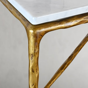 Thaddeus Rectangle Marble Coffee Table