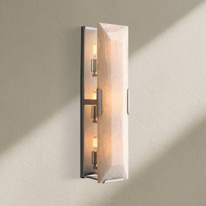 Harlew Alabaster Linear Wall Sconce