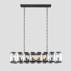 Harly Crystal Rectangular Chandelier
