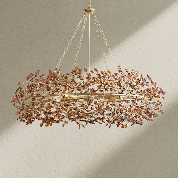 Fiore Crown Crystal Chandelier