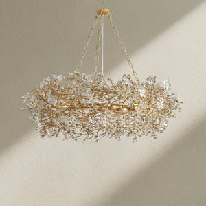 Fiore Crown Crystal Chandelier