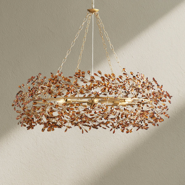 Fiore Crown Crystal Chandelier