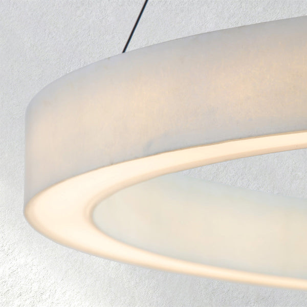 Yrhhome Alabaster StoneGlow Round Chandelier