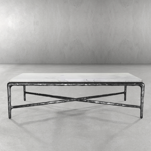 Thaddeus Rectangle Marble Coffee Table
