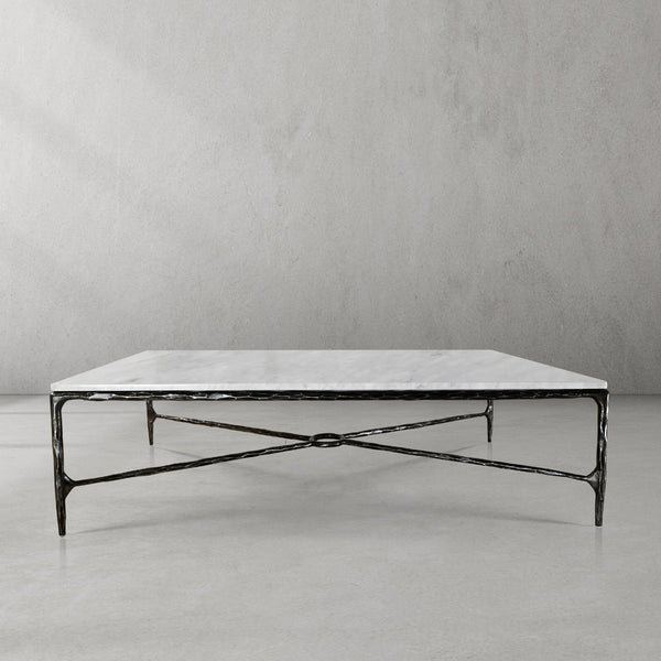 Thaddeus Rectangle Marble Coffee Table