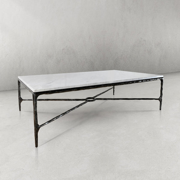 Thaddeus Rectangle Marble Coffee Table