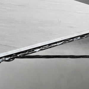 Thaddeus Rectangle Marble Coffee Table