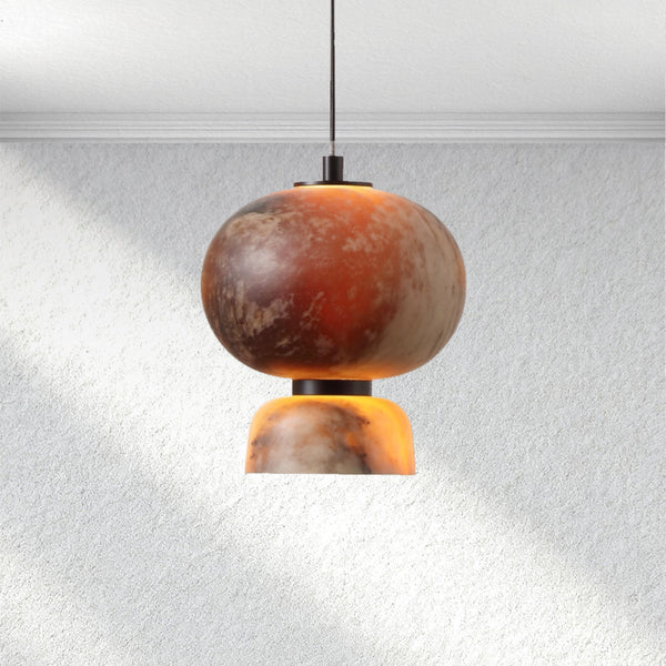 yrhhome Eterna Alabaster Pendant – Large Circle