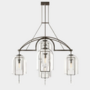 FULCRAL ROUND CHANDELIER 61" 5-LIGHTS