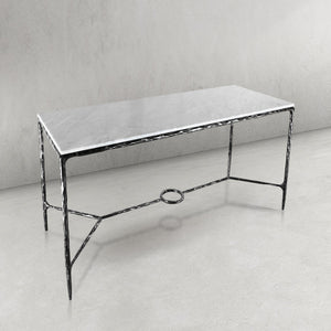 Thaddeus Rectangle Marble Desk