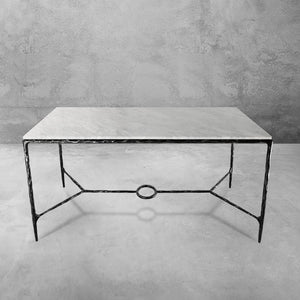 Thaddeus Rectangle Marble Desk