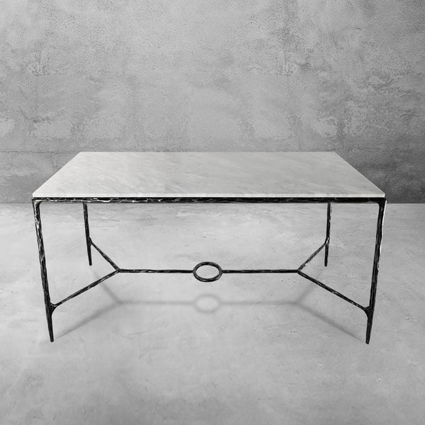 Thaddeus Rectangle Marble Desk