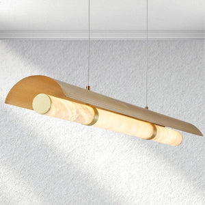 Yrhhome Mirage Alabaster Linear Chandelier