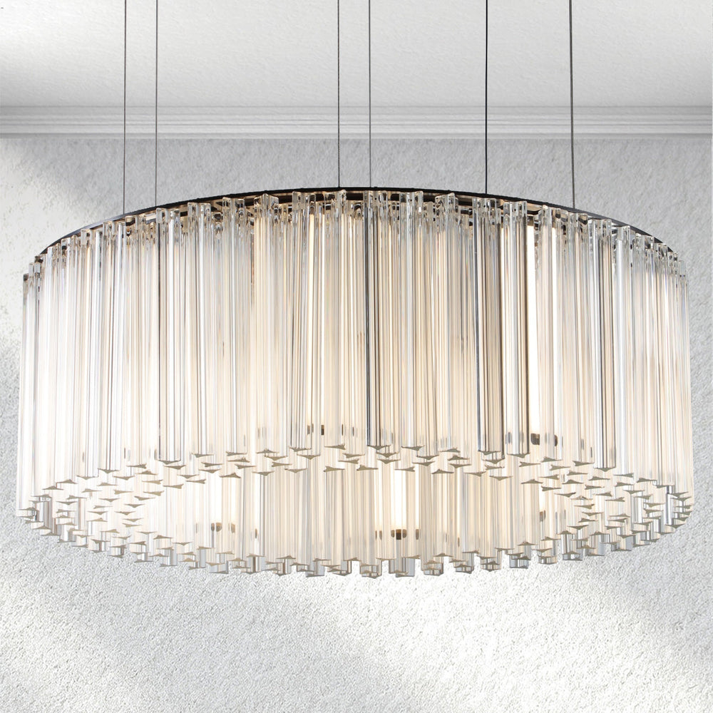 Swaroevan Rainfall Round Chandelier