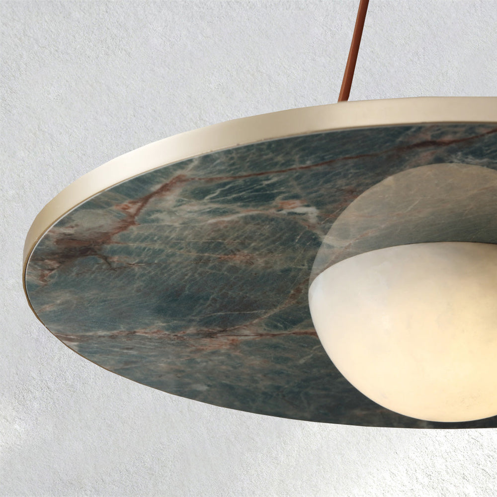 yrhhome FloatDisc Alabaster Pendant