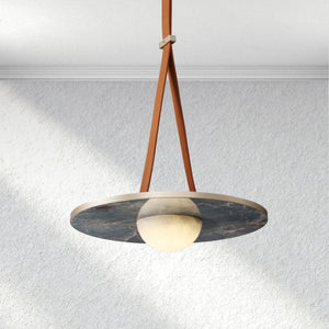 yrhhome FloatDisc Alabaster Pendant