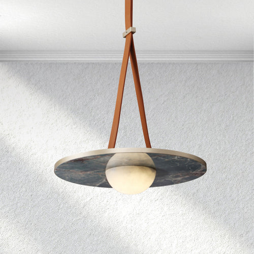 yrhhome FloatDisc Alabaster Pendant