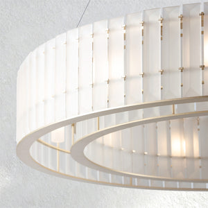 Yrhhome Parallel Round Chandelier