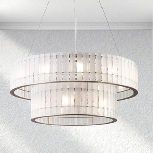 Yrhhome Parallel Round Chandelier