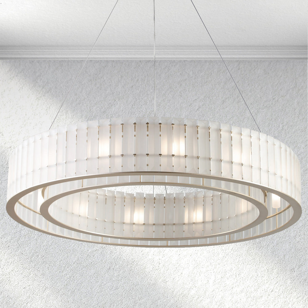 Yrhhome Parallel Round Chandelier
