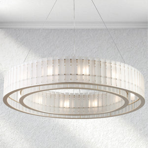 Yrhhome Parallel Round Chandelier