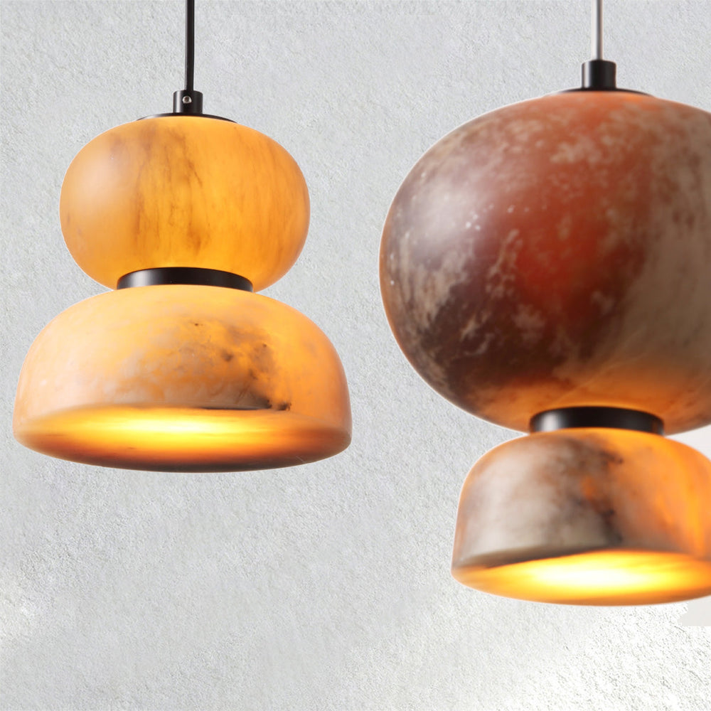 yrhhome Eterna Alabaster Pendant – Large Circle