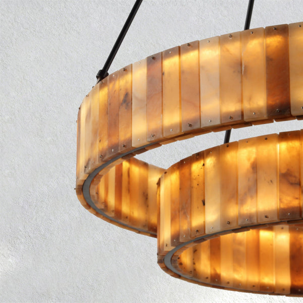 Yrhhome Eterna Alabaster Round Chandelier