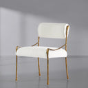 Thaddeus Retro Copper Iron Frame Armless Dining Chair