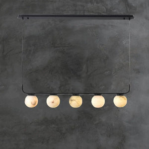 Alabaster Global Linear Chandelier