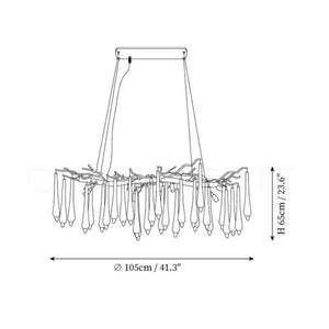 Aqua Makrama Chandeliers