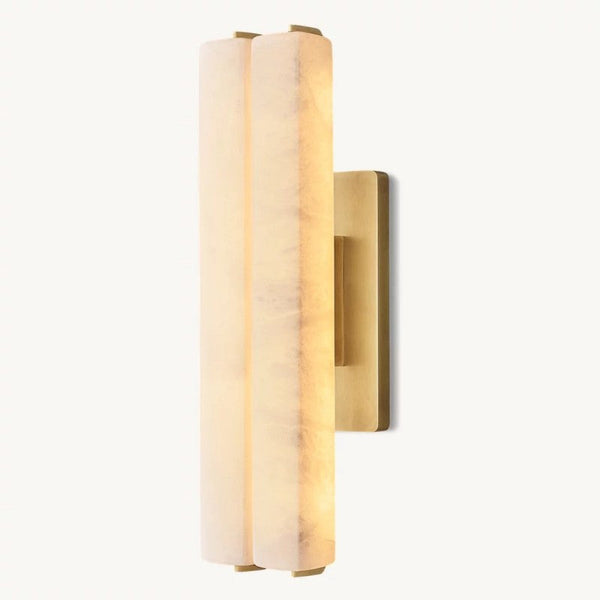 Audubon Alabaster Double Sconce