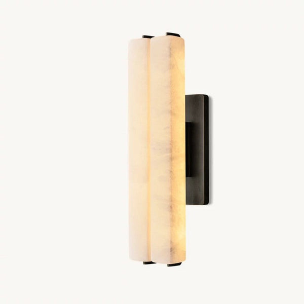 Audubon Alabaster Double Sconce