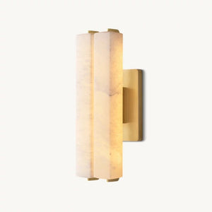 Audubon Alabaster Double Sconce
