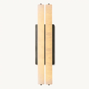 Audubon Alabaster Double Sconce