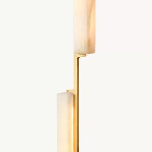 Audubon Alabaster Linear Chandelier 54"