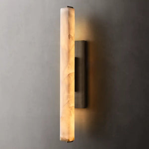 Audubon Alabaster Single Sconce