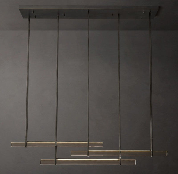 Audubon Triple Bar Linear Chandelier