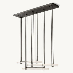 Audubon Triple Bar Linear Chandelier
