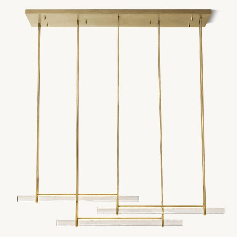 Audubon Triple Bar Linear Chandelier