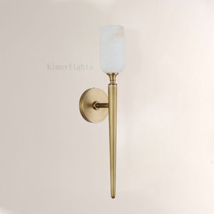 Axis Alabaster 1 Light Wall Sconce 21.6H