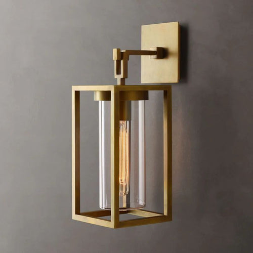 Petrus Square Outdoor Sconce For Bedroom