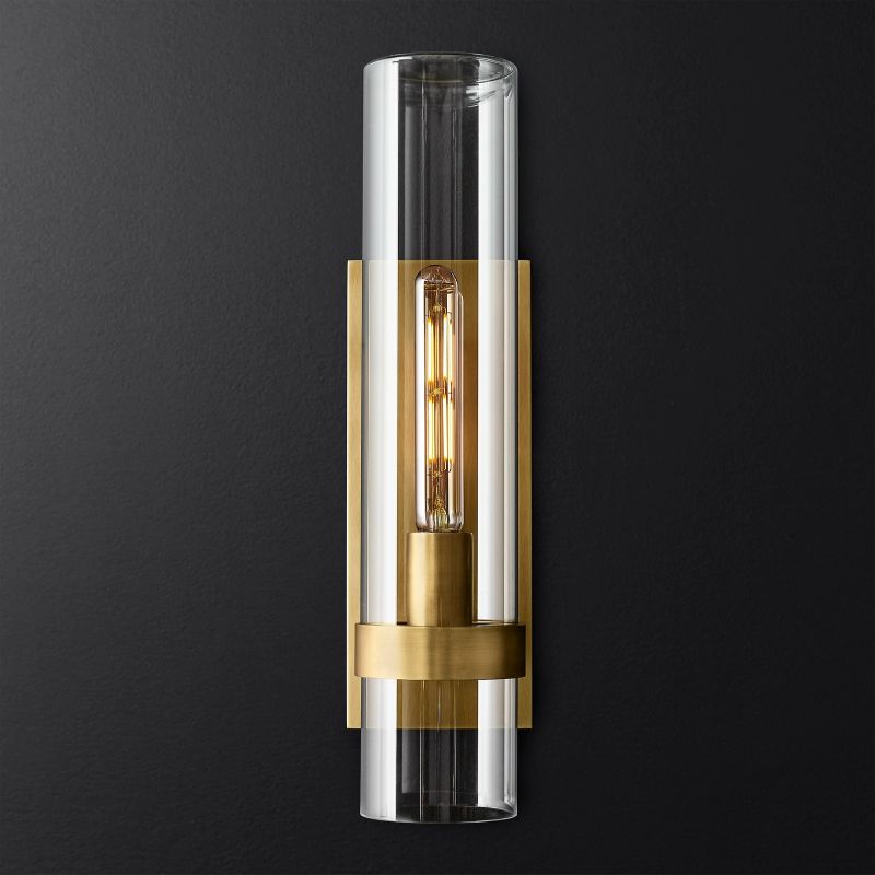 Ravella Blown Glass Grand Bathroom Wall Sconce