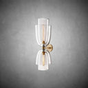 Blon Clear Glass Cloche Grand Sconce