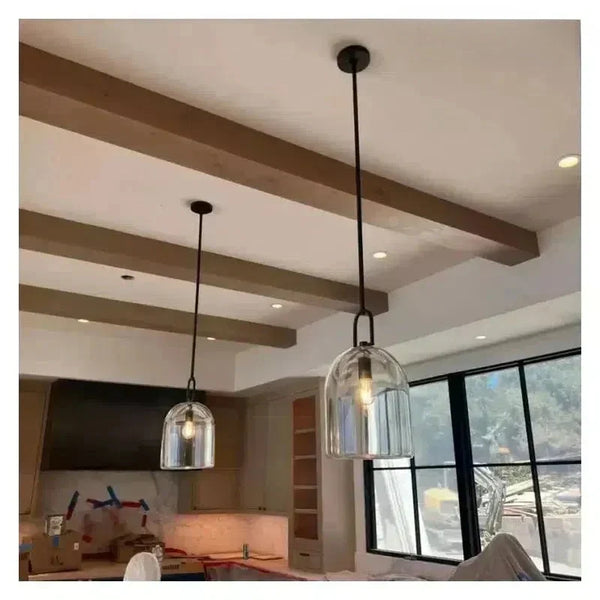 Botanisty Cloche Crystal Pendant Lamp – Brass, Black, Nickel
