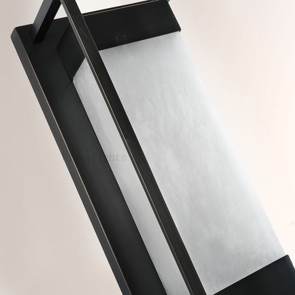 Bravura Alabaster Wall Sconce 15.7H