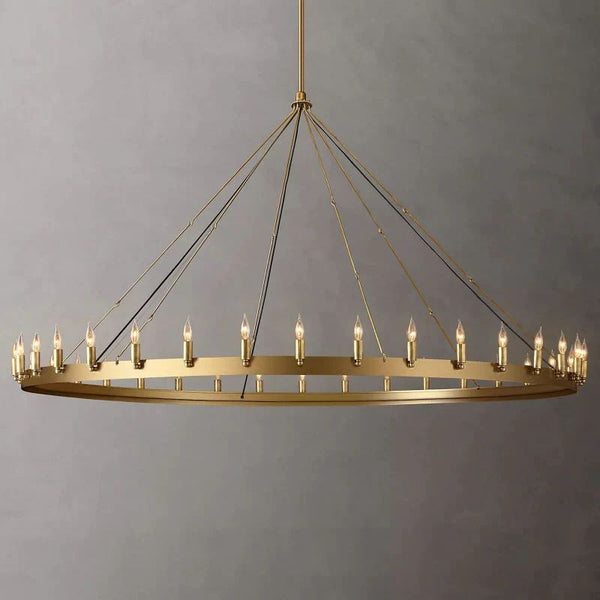Camino Vintage Candelabra Round Chandelier