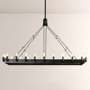 Camino Vintage Filament Rectangular Chandelier