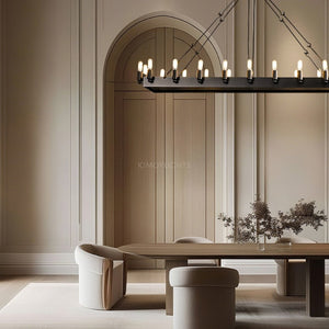 Camino Vintage Filament Rectangular Chandelier