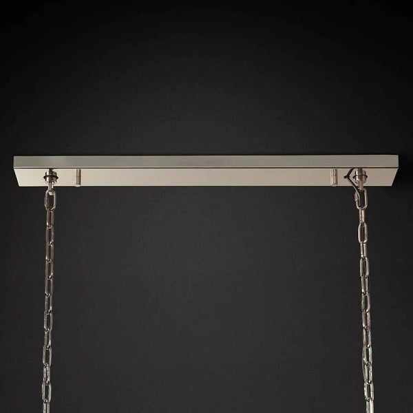 Cascade Rectangular Chandelier 54" For Living Room