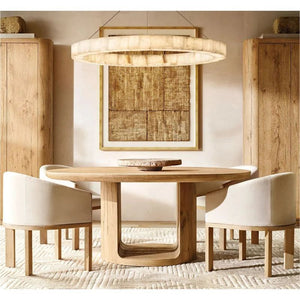 Riveage Calcite Round Chandelier 31"40"60"